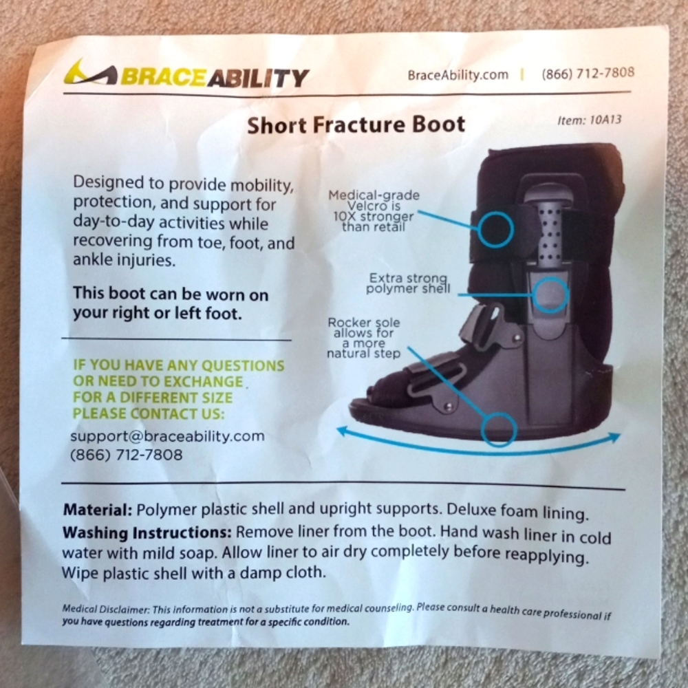 Short Fracture Boot